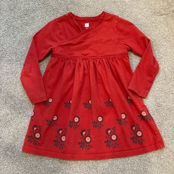 2T Red Tea Collection Dress - Picture 1 of 4